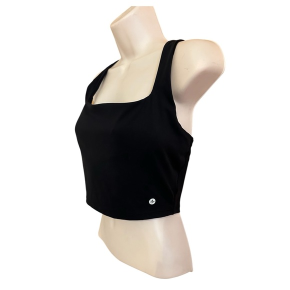 Halara Softlyzero Airy Square Neck Crisscross Back Cropped Cool Touch Sports Top - Picture 2 of 10